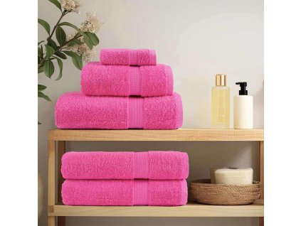 Uterák pre hostí SOLUND Ružová Bavlna 137514