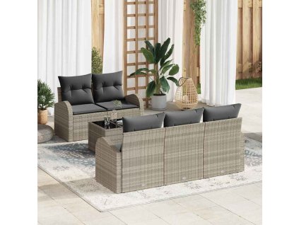 Súprava záhradných pohoviek Svetlosivá 55 x 55 x 37 cm 3345922