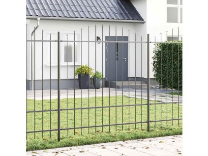 Záhradný plot 2 pcs Sivá 170 x 215 cm 3360098