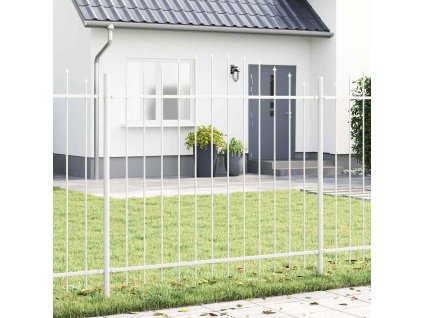 Záhradný plot 3 pcs Biela 170 x 190 cm 3360145