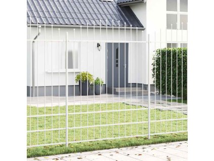 Záhradný plot 3 pcs Biela 170 x 225 cm 3360147