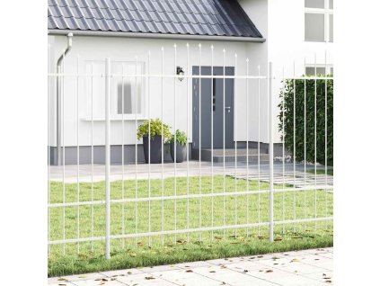 Záhradný plot 7 pcs Biela 170 x 215 cm 3360170