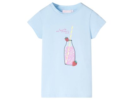 Detské tričko jemne modré 140 11273