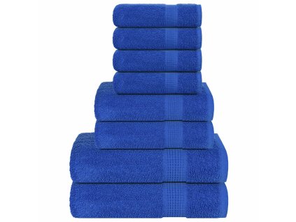 8-dielna sada uterákov FROGN modrá 360 g/m² 137063