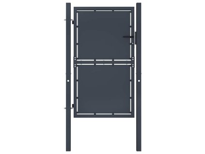 Záhradná brána z ocele 100x175 cm antracitová 144521