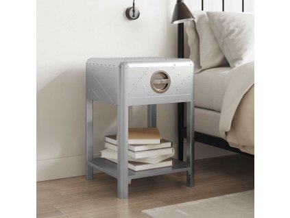 Odkladací stolík s 1 zásuvkou, vintage letecký štýl 242115