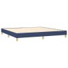 Boxspring posteľ s matracom modrá 200x200 cm látka 3140727
