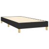 Boxspring posteľ s matracom čierna 100x200 cm látka 3140835