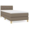 Boxspring posteľ s matracom sivohnedý 100x200 cm látka 3140837