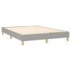 Boxspring posteľ s matracom bledosivý 140x190 cm látka 3140849