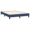 Boxspring posteľ s matracom modrý 140x190 cm látka 3139895