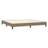 Boxspring posteľ s matracom sivohnedý 200x200 cm látka 3139925