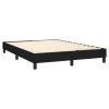 Posteľný rám boxspring s matracom čierny 140x200 cm látka 3144079