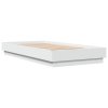 Rám postele s LED svetlami biely 90x190 cm 839539