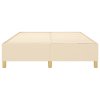 Posteľný rám s boxspringom krémová 140x190 cm látka 3120958