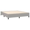 Boxspring posteľ s matracom bledosivý 180x200 cm látka 3136453
