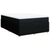 Boxspring posteľ s matracom čierny 140x190 cm látka 3285569