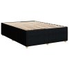 Boxspring posteľ s matracom čierny 140x190 cm látka 3285569