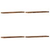Nástenné police 4 ks, staré drevo 40x10x1,5cm, kompozitné drevo 856289