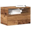 Nástenné nočné stolíky 2 ks staré drevo 45x26x28,5 cm 858611