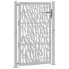 Záhradná brána 100x150 cm odolná oceľ s pruhovým dizajnom 4100986