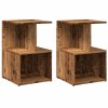 Nočné skrinky 2 ks Old Wood 35x35x55 cm Engineered Wood 856531