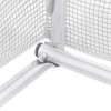Skleník s oceľovým rámom biely 16 m² 4x4x2 m 3188072