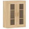 Nástenné skrinky 2 ks dub sonoma kompozitné drevo 3197899