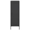 Vysoká skrinka čierna 36x39x113 cm oceľ 843006