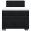 Boxspring posteľ s matracom čierna jednolôžková zamat (iba AU) 3288775