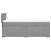 Boxspring posteľ s matracom bledosivý 100x200 cm látka 3285792