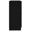 Komody čierne 2 ks 30x30x70 cm kompozitné drevo 811172