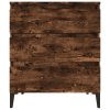Komoda dymový dub 60x35x70 cm spracované drevo 823053
