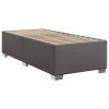 Boxspring posteľ s matracom sivá 100x200 cm umelá koža 3286110