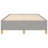 Posteľ bez matraca bledosivý 120x200 cm látka 347149