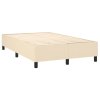 Boxspring posteľ s matracom krémový 120x200 cm látka 3136426