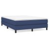 Boxspring posteľ s matracom modrý 140x190 cm látka 3144075