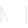Stĺp na plot. 26 pcs Sivá 3,2 x 3,2 x 88,5 cm 3350269