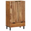 Highboard Prírodná 60 x 33,5 x 100 cm Pevné akáciové drevo 4017786