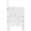 Záhradná stolička 4 pcs Biela 53 x 49 x 85 cm PP 847480