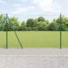 Stĺp na plot. Zelená 10 x 1,5 m (50 mm pletivo) Ocel a PVC 3353495