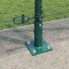 Stĺp na plot. Zelená 100 x 1,2 m (sietina 13 mm) Ocel a PVC 3353592