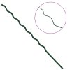 Podpora rastlín 5 pcs Zelená 110 x 0.6 x 0.6 cm Oceľ 4107054