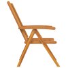 Záhradná stolička 4 pcs Hnedá 57 x 72 x 109 cm 3154134
