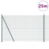 Stĺp na plot. Zelená 25 x 1,6 m (12 x 12 mm sieť) Ocel a PVC 3352451