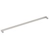 Rukoväte na skrinku 5 ks strieborné 480 mm nehrdzavejúca oceľ 155387