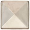 Pyramídové krytky na plotové stĺpiky 6 ks 81x81 mm nehrdzavejúca oceľ 145486