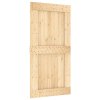 Dvere NARVIK 100x210 cm, borovicový masív 154441