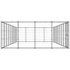 Vonkajšia voliéra pre psov oceľová 43,56 m² 3082316