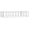 Vonkajšia voliéra pre psov oceľová 43,56 m² 3082316